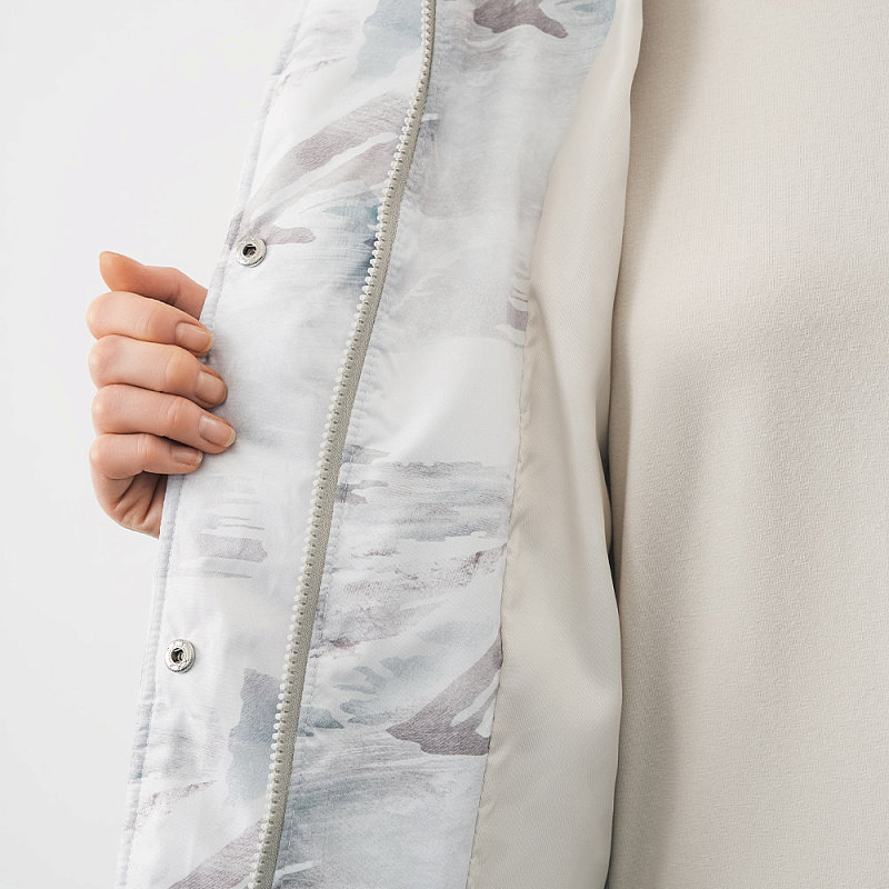 Куртка WО24.Ш94.127 белый шепот