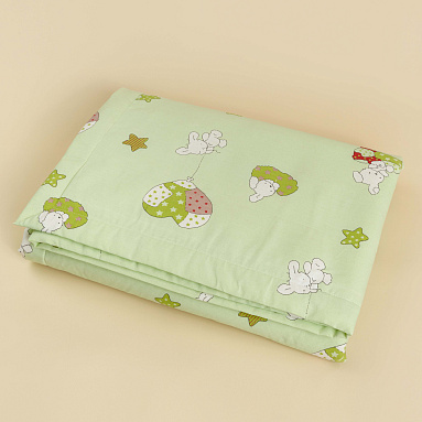 Одеяло Нежность (Зайчата зеленый 110*140 )