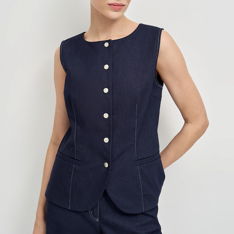 Жилет В26.Ш01.032 звёздный холст