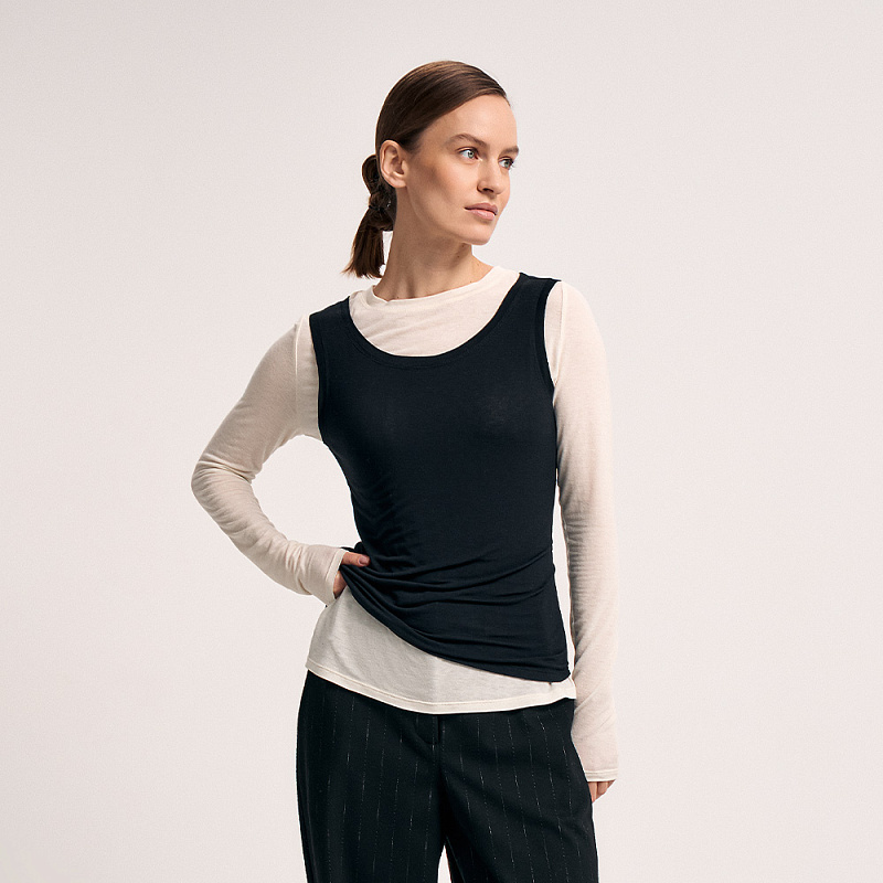 Блуза О25.Ш44.516 млечный простор