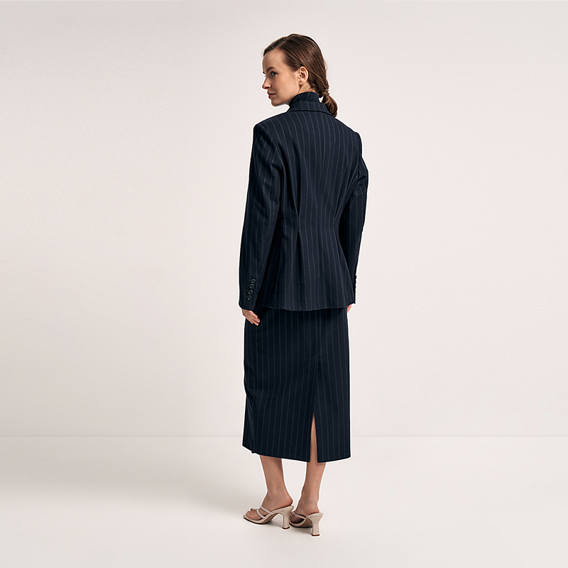 Юбка О25.Ш30.082 сапфирово-синий