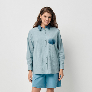 Блуза WВ25.Ш42.411 голубой мираж