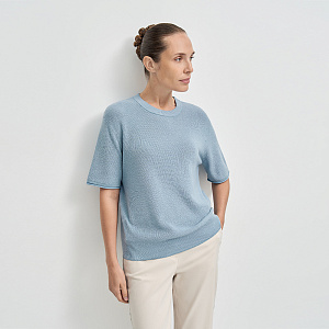 Пуловер B26.ТИ80.273/1 небесный мираж