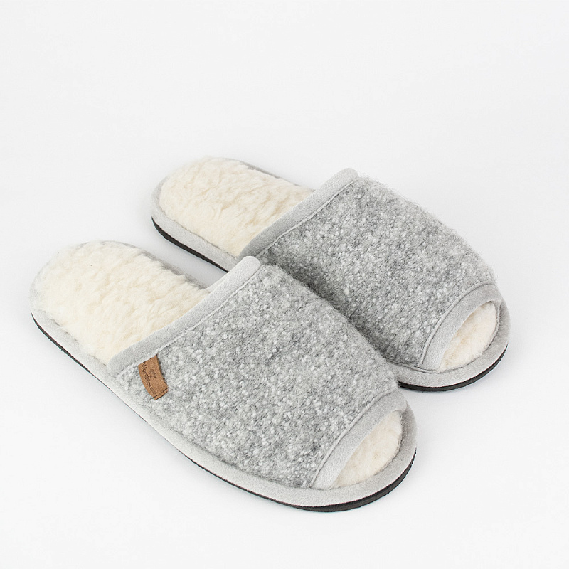 Домашние тапочки Морано серый