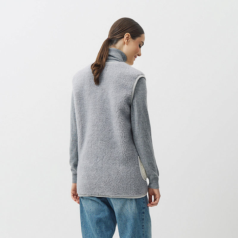 Жилет Мокко серый