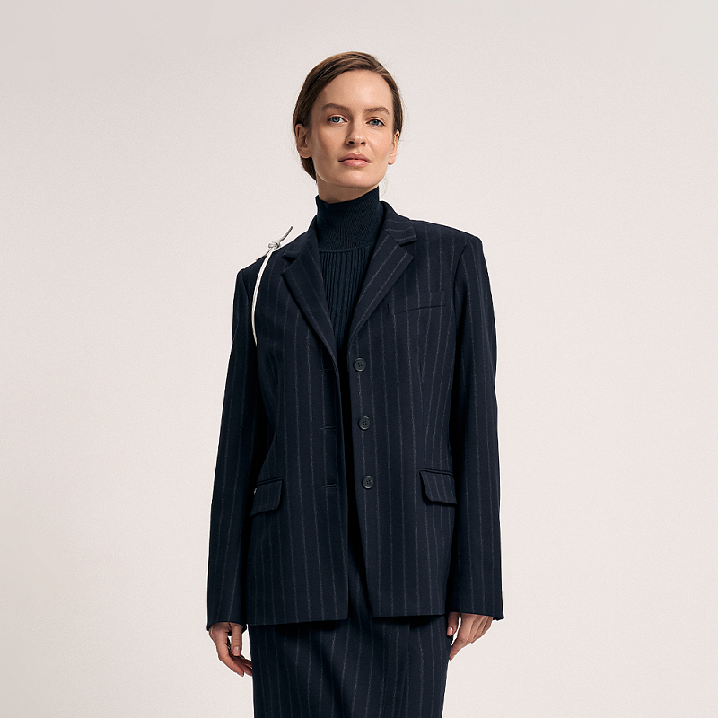 Жакет О25.Ш02.045 сапфирово-синий