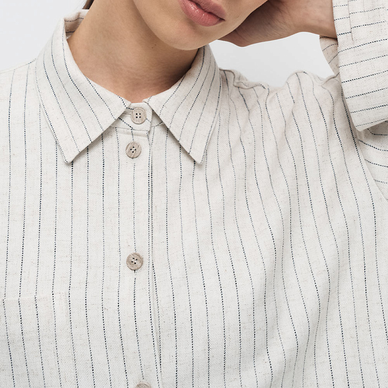 Блуза В25.Ш40.459 льняной пергамент